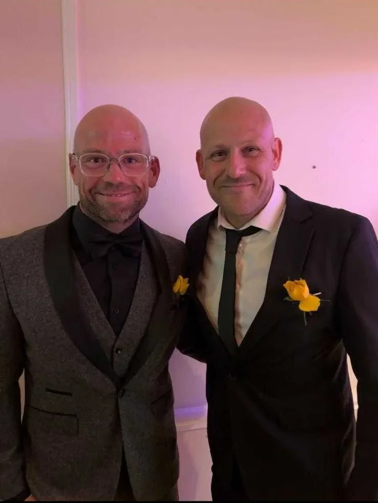 Matt Tally (left) at the 2026 Worcestershire Education Awards black-tie ceremony at Bank House Hotel